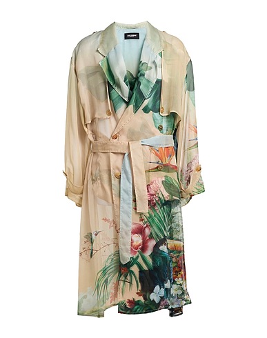 DOLCE&GABBANA Double breasted pea coat Green 100% Silk