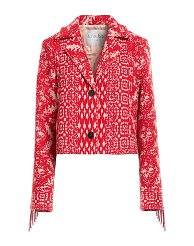 FORTE_FORTE Jacke Rot 80% Wolle, 20% Polyamid