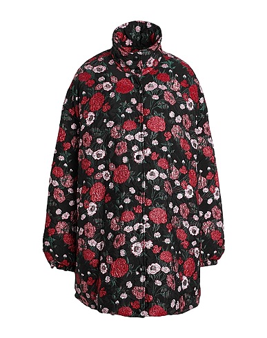 I MALLONI Cappotto Nero 47% Acetato, 36% Poliammide, 17% Poliestere