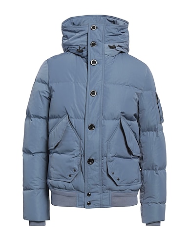 BELSTAFF Shell jacket Slate blue 78% Polyester, 22% Polyamide
