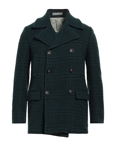 MASSIMO ALBA Coat Deep teal 100% Virgin Wool