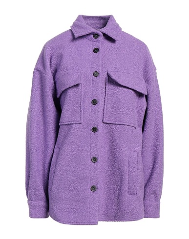 VICOLO Camicie e bluse tinta unita Viola 100% Poliestere