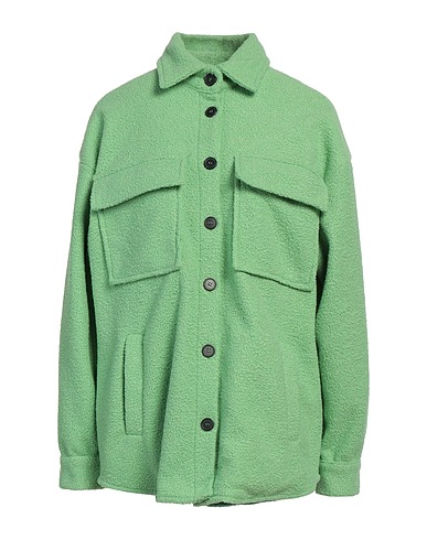 VICOLO Camicie e bluse tinta unita Verde 100% Poliestere