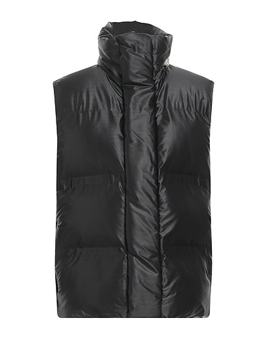 RAINS Vest Black 100% Polyester, Polyurethane