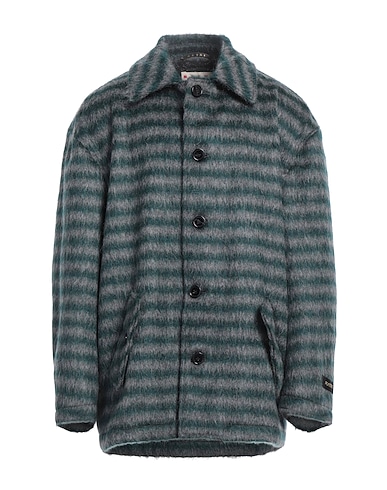 MARNI Coat Grey 38% Virgin Wool, 21% Mohair wool, 21% Alpaca wool, 20% Polyamide