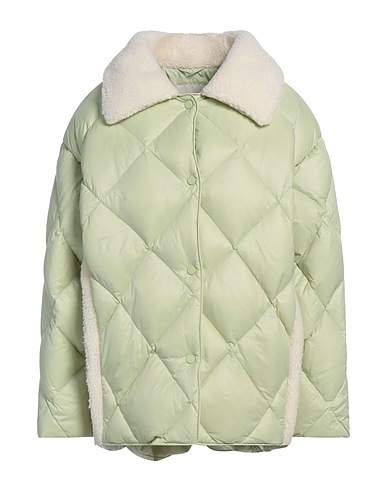 VICOLO Shell jacket Light green 100% Nylon, Polyester