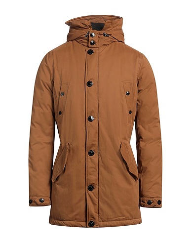 FRED MELLO Cappotto Marrone 48% Poliestere, 42% Cotone, 10% Poliammide