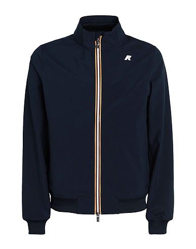K-WAY Jacket Navy blue 84% Polyester, 16% Thermoplastic polyurethane
