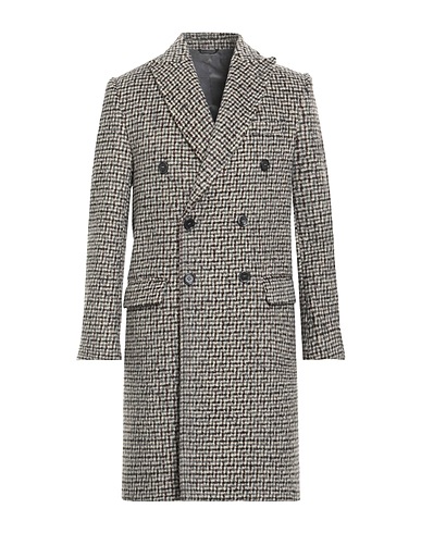 GREY DANIELE ALESSANDRINI Coat Grey 100% Polyester