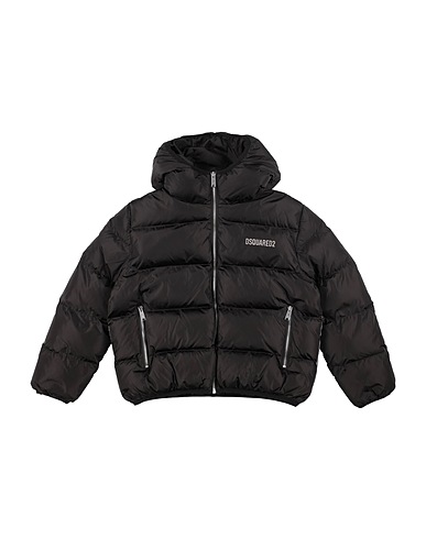 DSQUARED2 Shell jacket Black 100% Nylon, Polyester