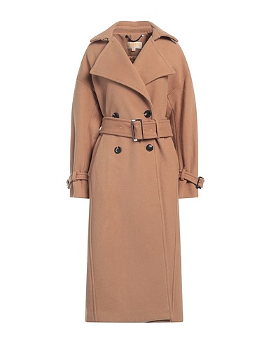 MICHAEL MICHAEL KORS Coat Camel 53% Wool, 44% Polyester, 3% Viscose