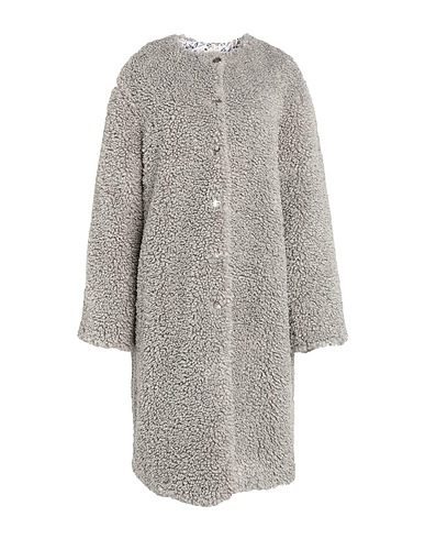CAFFÉ D'ORZO Coat Light grey 100% Polyester