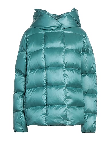 PEOPLE OF SHIBUYA Shell  jacket Turquoise 53% Polyester, 47% Polyamide