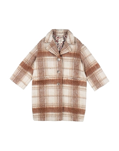 CAFFÉ D'ORZO Coat Brown 100% Polyester
