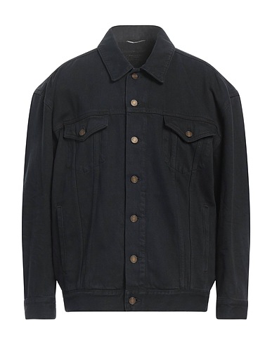 SAINT LAURENT Denim jacket Black 100% Cotton