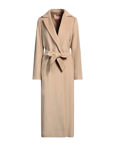 TWINSET Coat Sand 40% Acrylic, 35% Polyester, 20% Wool, 5% Other Fibres