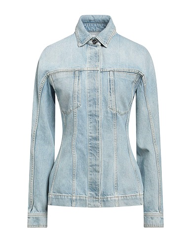 ALAÏA Denim jacket Blue 99% Cotton, 1% Polyurethane, Polyester