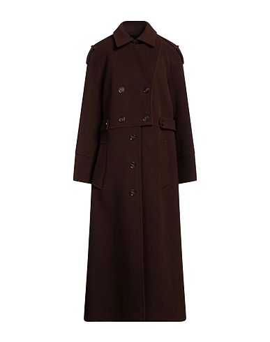 IVY OAK Coat Dark brown 75% Wool, 25% Polyamide