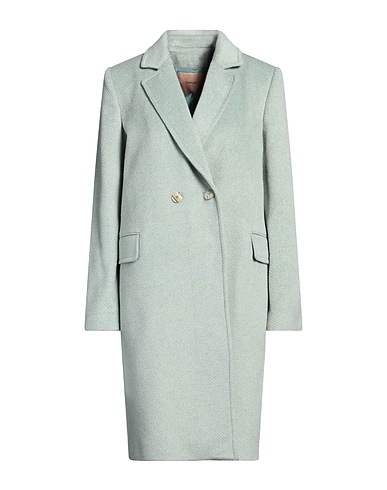 TWINSET Mantel Salbeigrün 40% Acryl, 35% Polyester, 20% Wolle, 5% Andere Fasern