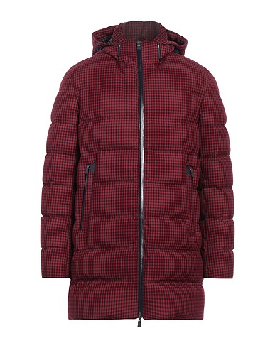 HERNO Shell jacket Red 65% Polyester, 35% Viscose