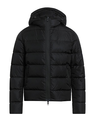 FAY Shell jacket Black 100% Polyamide, Polyester