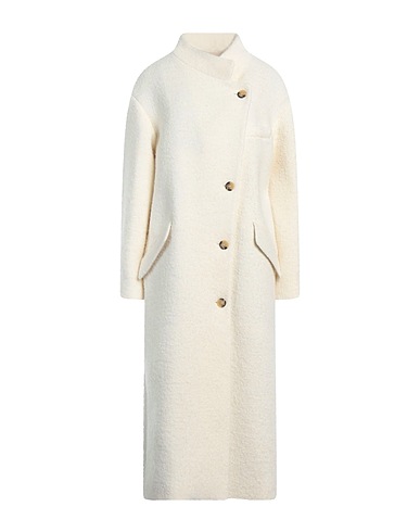 MARANT ÉTOILE Coat Ivory 31% Acrylic, 27% Polyester, 14% Virgin Wool, 14% Alpaca wool, 14% Other Fibres