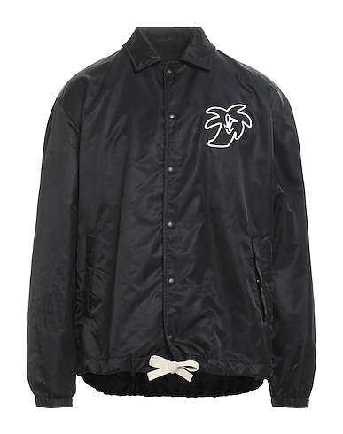 PALM ANGELS Jacket Black 100% Polyamide, Silicone