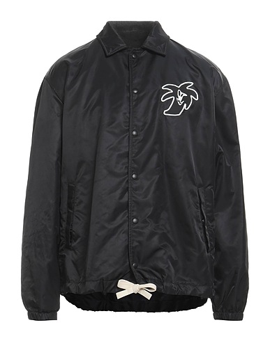 PALM ANGELS Jacket NERO 100% Polyamide, Silicone