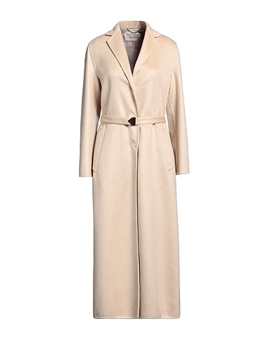 AGNONA Coat Sand 100% Cashmere