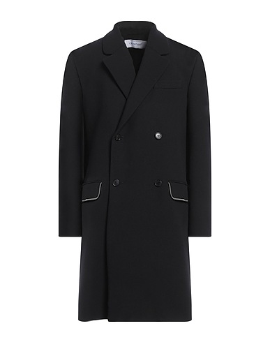 OFF-WHITE™ Coat Black 100% Virgin Wool