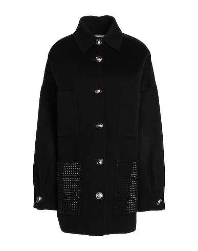 AVA ADORE Coat Black 50% Wool, 50% Polyester
