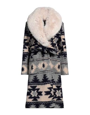 AVA ADORE Coat Midnight blue 44% Polyester, 37% Cashmere, 19% Acrylic