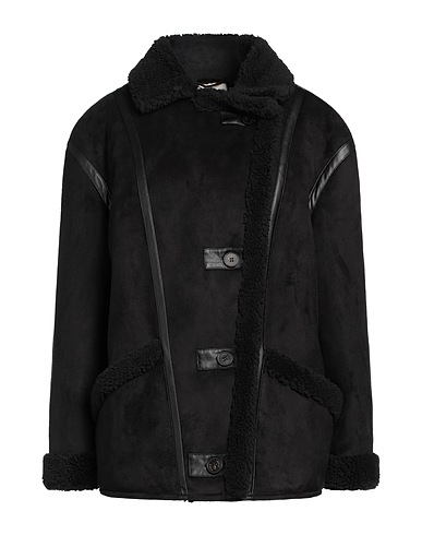 VICOLO Kunstpelz Schwarz 100% Polyester