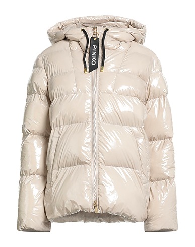 PINKO Shell jacket Beige 100% Polyamide, Polyurethane