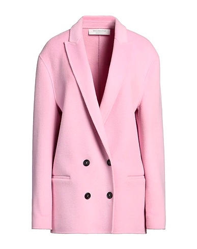 PHILOSOPHY di LORENZO SERAFINI Coat Pink 100% Wool