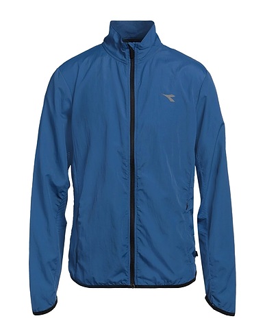 DIADORA Jacket Slate blue 100% Polyamide, Elastane