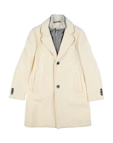 ELEVENTY Cappotto Panna 80% Lana Vergine, 20% Poliammide, Cotone