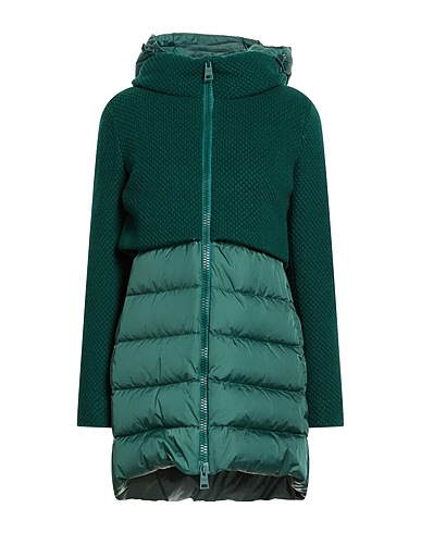 HERNO Piumino Verde 100% Poliammide, Lana, Acrilico, Altre Fibre