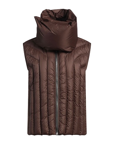 RICK OWENS Smanicati Cioccolato 100% Poliammide riciclato, Lana Vergine
