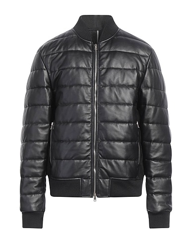 LOW BRAND Shell  jacket Black 100% Leather