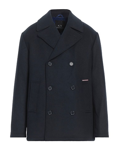 ARMANI EXCHANGE Coat 60% Polyester, 33% Wool, 3% Polyamide, 2% Acrylic, 2% Viscose