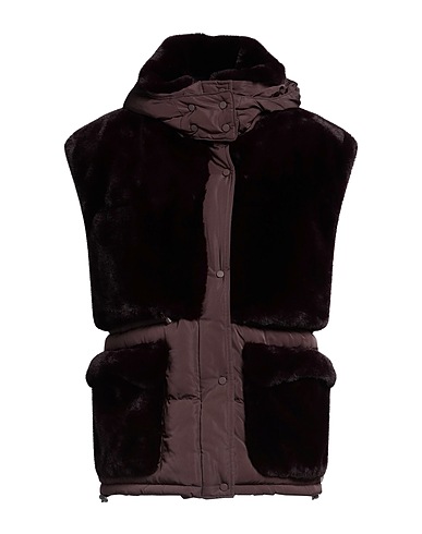 VEGANCODE Teddy Coat Plum 100% Polyester