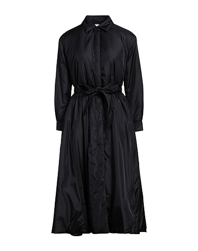 ASPESI コート ブラック ナイロン 100%