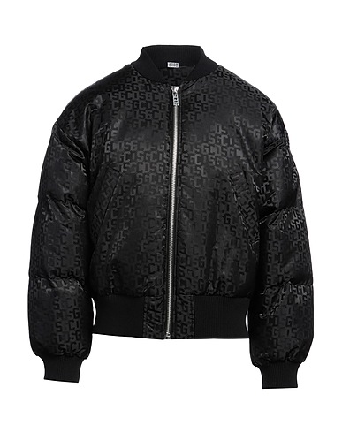 GCDS Bomber Black 100% Polyamide, Feather, ECONYL®