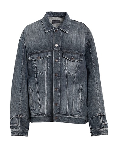 BALENCIAGA Jeansjacke Blau 100% Baumwolle