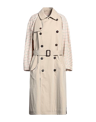 MAISON MARGIELA Full-length jacket Cream 64% Cotton, 36% Polyamide