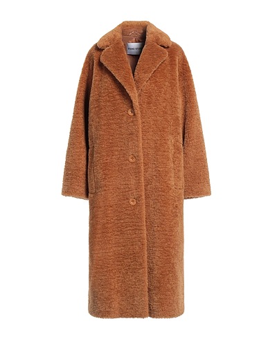 STAND STUDIO Teddy Coat Camel 100% Polyester