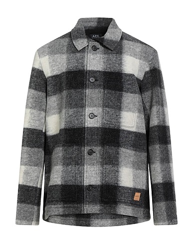 A.P.C. Jacke Grau 57% Wolle, 43% Polyester