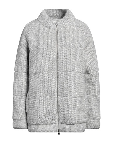D.EXTERIOR Doudoune Gris clair 61% Fibres synthétiques, 17% Autres fibres, 10% Laine mohair, 10% Laine d'alpaga, 2% Cachemire