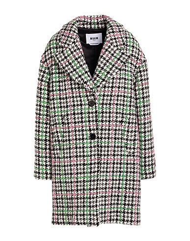 MSGM Coat White 35% Acrylic, 30% Polyester, 21% Wool, 14% Alpaca wool